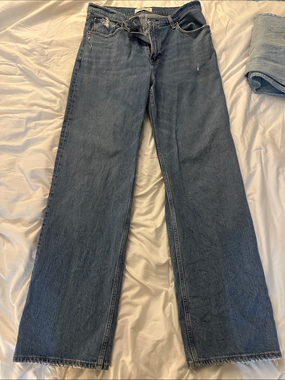 Abercrombie & Fitch Women's 90’s relaxed Jeans - Dark Blue